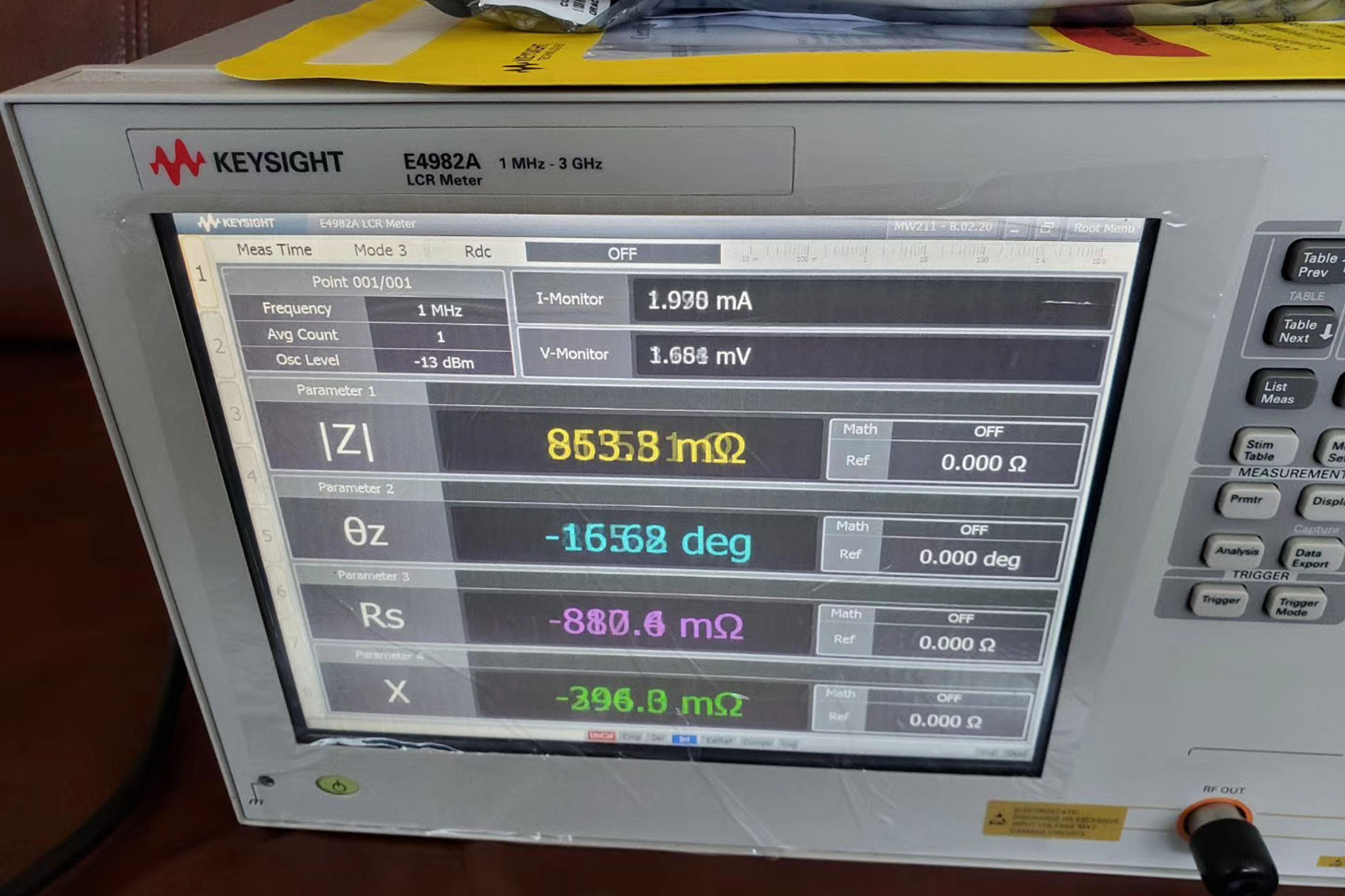 Agilent E4990A/是德Keysight阻抗分析儀